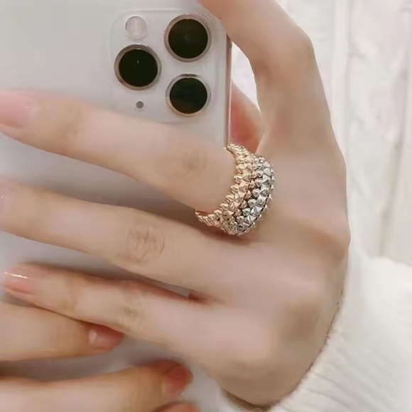 Gold-Tone Stacked Ring Set - Picture 6 of 6